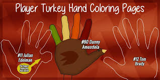 All rights belong to their respective owners. New England Patriots On Twitter Patriots Turkey Hand Coloring Pages Tom Jules Gronk And Others Lend A Hand Https T Co 3jxweu0pgb