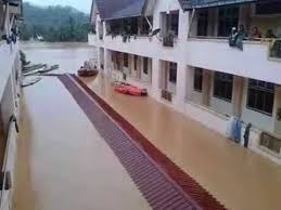 Banjir yang paling buruk pernah direkodkan selepas sejarah bah. Kelantan Banjir Teruk