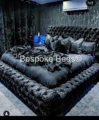 Chesterfield Crushed Velvet Bed Superking Luxurious Bedrooms Bedroom Interior Bedroom Design