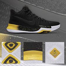 Black And Yellow Basketball Shoes Primed For Another Championship Run The Nike Kyrie 3 Black Yellow Is Available Now Kyrie Irving Shoes Nike Kyrie 3 Nike Kyrie