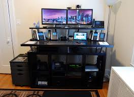Feel comfortable when working at standing desk? Home Office Standing Desk Ikea Hackers