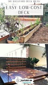 However, decorating your backyard can be quite challenging when you have a limited budget. Inviting Diy Backyard Deck Ideas On A Budget Listotic