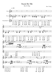 Read stand by me now! Free Sheet Music Stand By Me By Ben E King Play And Download Any Time