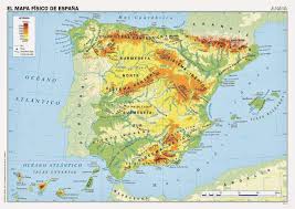 Scendendo verso il cuore della nazione spicca superba madrid, la capitale, terza area urbana più popolata dell'unione europea seguita da londra e berlino. Mappa Dei Rilievi Della Spagna Risolvi I Giochi Puzzle Gratis Presso Puzzle Factory