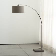 Browse floor lamps at staples and shop by desired features or customer ratings. Dexter Arc Floor Lamp With Grey Shade Reviews Crate And Barrel