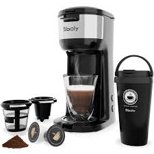 Single Serve Coffee Maker For K Cup Pods And Ground Coffee Coffee Maker Machine Coffee Thermal Single Cup Coffee Maker