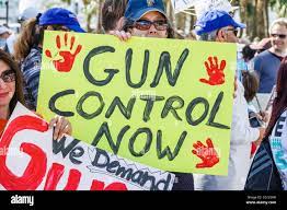 Florida Miami Beach Collins Park March For Our Lives Anti-Gun Gun Control  Protest Rally Youth Movement Political Activism Activist Crowd Sign Parents  Stock Photo - Alamy