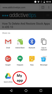 How To Make My Expo App Appear In The Share List Of Another App Stack Overflow