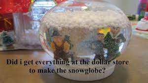 Diy Snowglobe With Baby Oil Part 2 Youtube