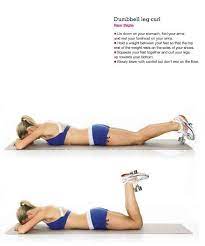 Want To Lean Thighs But Don T Know Where To Start Try This Dumbbell Leg Curl And Get Results People Only Dream About Fitness Body Fitness Motivation Leg Curl