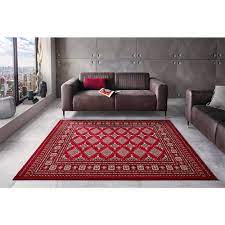.teppiche flickenteppich hochflor teppiche kurzflor teppiche naturteppich outdoor teppich grün teppich lila teppich mehrfarbig teppich orange teppich rosa teppich rot teppich schwarz. Orientalischer Kurzflor Teppich Sao Buchara Rot Teppich Boss