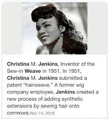 Who exactly is schwab speaking to when he speaks of a more prosperous future? Sharon Joy Salon Christina Jenkins Well An African American Lady By The Name Of Christina Jenkins Invented The Hair Weaving Process In The Nineteen Fifties She Received A Patent In 1951