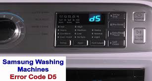 On kitchen aid dishwasher, control lock is blinking. Samsung Washer Error Code D5 Washer And Dishwasher Error Codes And Troubleshooting