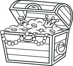 Treasure Chest Coloring Pages Cartoon Treasure Chest Coloring Pages Treasure Chest Craft
