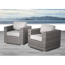 Eldora Patio Chair With Cushions In 2020 Patio Chairs Wicker Patio Chairs Patio Sectional