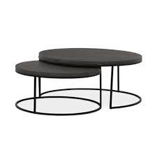 At next, our collection of coffee tables range from small and round to marble and glass styles. Lavastone Iron Nesting Coffee Tables