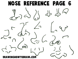 The nose holes should be sketched with a curve and never let's add the nose to our drawing. Cartoon Noses Reference Sheets And Examples For Drawing Practice How To Draw Step By Step Drawing Tutorials