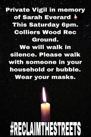 A probationary met police constable, who had been deployed as a cordon officer supporting the search operation in kent, is said to have shared an 'inappropriate graphic' on social media with some colleagues. Sarah Everard Woman Starts Memorial Garden Tribute Your Local Guardian