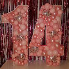 14 Balloon Mosaic Birthday Party Decorations Balloons Love Balloon