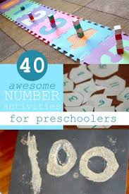 40 Awesome Number Activities For Preschoolers Number Activities Preschool Preschool Activities Preschool