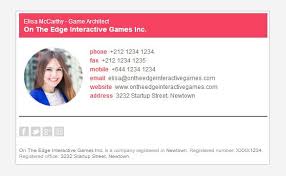 Choose the best and most fitting design from a templates gallery to. Pin On Email Signature