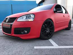 Vw Golf Gti In Ultra Red X Matt By Bb Slides Bele Bostjan