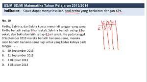 Soal cerita matematika fpb dan kpk kelas 4 sd. Contoh Soal Cerita Fpb Dan Kpk Kelas 6 Sd Dapatkan Contoh
