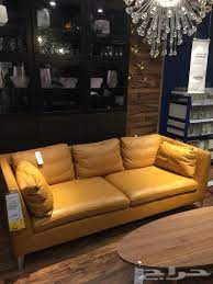 أفضل كنب جلد من إيكيا جديد فاخر جدا