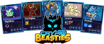 You make your own custom trading game cards, of course! Cryptobeasties Blockchain Collectible Trading Card Game