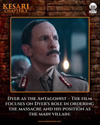 Simon Paisley Day portrays General Dyer, the controversial British officer  at the center of the Jallianwala Bagh massacre and a key figure in the  film's gripping courtroom showdown. . #KesariChapter2 now screening