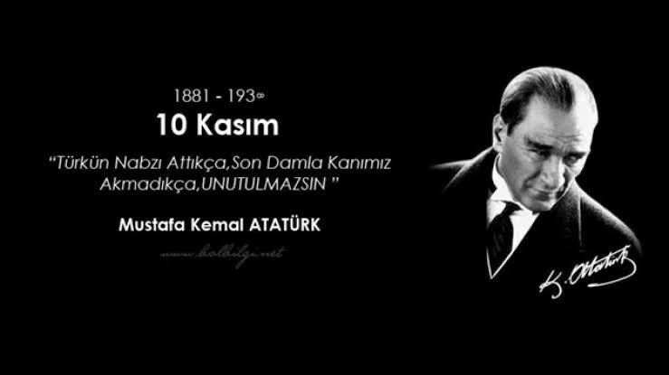 10 Kasm Atatrk' Anma Gn.