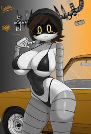 murder drones, alice (murder drones), zhenyagazin, :3, 1girls - R34 Vault