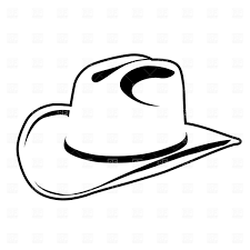 150 X 150 Cowboy Hats Clip Art Black And White Cowboy Hat Drawing