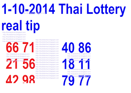 Thai Lottery Results 1 10 2014 Real Tip Thai Lotto Tip For