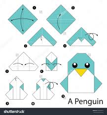 Paper Origami Step By Step Step Step Instructions How To Make Origami A Penguin Kids Topi In 2020 Easy Origami Animals Easy Origami For Kids Origami For Kids Animals