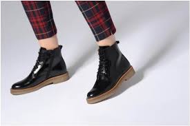 Bottines Et Boots Kickers Oxigeno Noir Vue Bas Vue Portee Sac Bottines Mode Chaussure