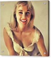 Diane Cilento, Vintage Actress Metal Print by Esoterica Art Agency