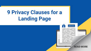 9 Privacy Clauses For A Landing Page Landing Page Clause Privacy