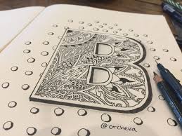 Gambar kaligrafi huruf latin free script fonts script fonts silhouette fonts. Orcheva Art B Into Doodle Art Steemit