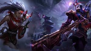 H = 34.1 cm w. Hd Wallpaper Adc Blood Moon Diana Jhin League Of Legends Wallpaper Flare