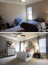 Before After Ponder Modern Master Bedroom Hello Splendor Modern Master Bedroom Small Bedroom Makeover Modern Eclectic Bedroom