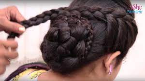 At thehairstyler.com we have over 12,000 hairstyles to view and try on. Bridal Bun Hair Style For Long Hair Ladies Hair Style Tutorials 2017 Youtube
