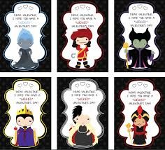 Great for both boys and girls looking to brighten their valentine's days, the brighten your day card can be customized with sayings like you're as bright as the sun, valentine or your smile. Disney Villains Wicked Cute Valentine S Day Printables Whisky Sunshine