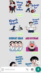Kumpulan gambar lucu banget yang kocak dan paling unik bergerak animasi kartun kata kata bahasa jawa sunda. Stiker Jawa Lucu Koplak For Android Apk Download