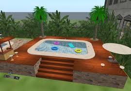 With wood decking, you get what you pay for. Second Life Marketplace Nhc Natural Wood Pool Deck