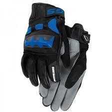 Bmw Rallye Motorcycle Gloves Black Blue