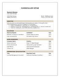 Using tables in your document. 15 Tabular Resume Templates Hloom Com Good Resume Examples Resume Template Professional Resume Template Free