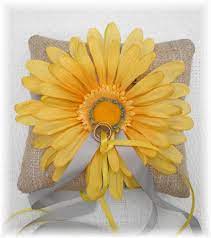 Rustic Wedding Ring Bearer Pillow Ringbearer Pillow Gerbera Daisy Customize Bu Ring Pillow Wedding Rustic Wedding Ring Bearer Pillow Wedding Ring Bearer Pillow