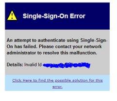 An Attempt To Authenticate Using Single Sign On Has Failed Please Contact Your Network Administrator To Resolve This Malfunction Feedback Suggestions And Questions General Topics Cadence Community