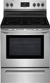 Get great deals with our low price guarantee. Frigidaire 30 In Smooth Surface 5 Elements 5 3 Cu Ft Freestanding Electric Range Easycare Stainless Steel In The Single Oven Electric Ranges Department At Lowes Com
